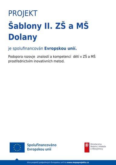 Šablony II. ZŠ a MŠ Dolany Image