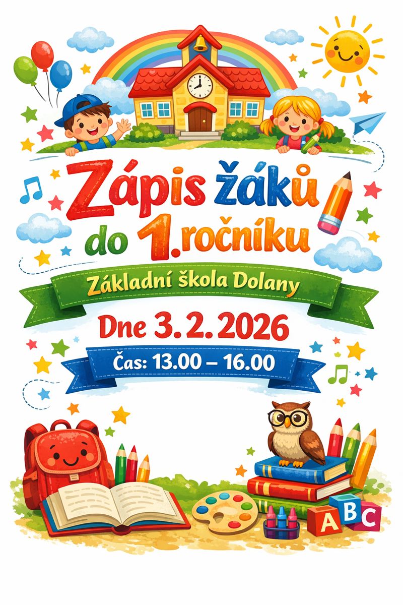 Zápis do 1. ročníku